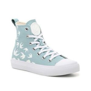 MCQ By Alexander McQueen Swallow High-Top Sneaker - Women's size 38/8US NWT